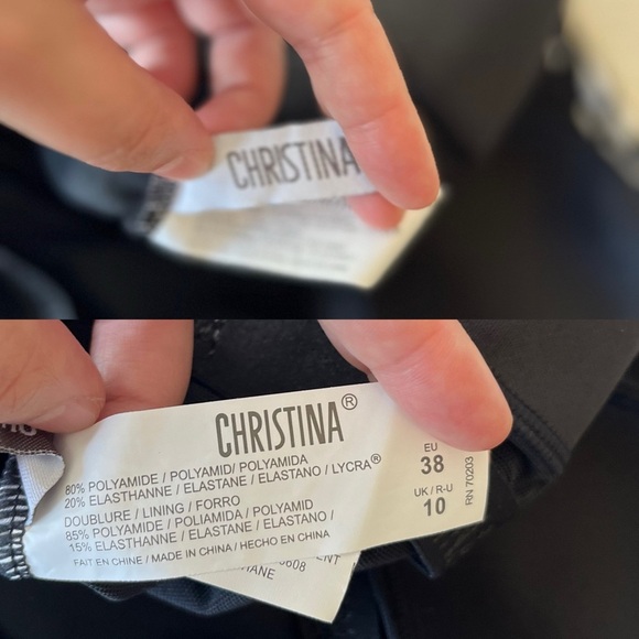 NWT Christina Skirted Animal Print Tummy Control One Piece Swimsuit 8 - Picture 12 of 15